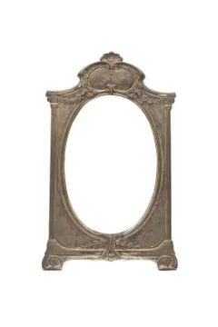 Copper antique frame Stock Photos