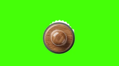  Copper Approve Button on Green Screen Chroma Key Background 스톡 동영상 341602821