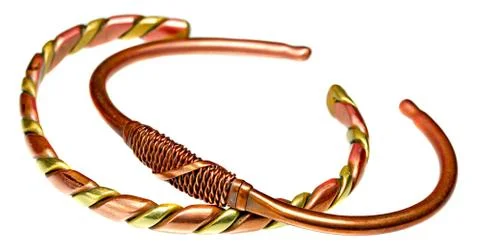Copper bracelets 写真素材