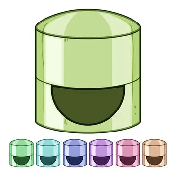 Copper cable clip for organizing electric wires Stock Illustration