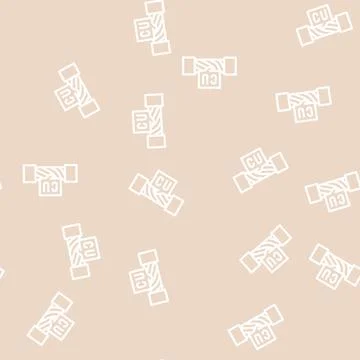 Copper cable line vector seamless pattern Stock Illustration