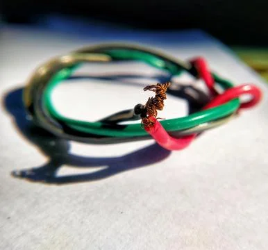 Copper cable Stock Photos