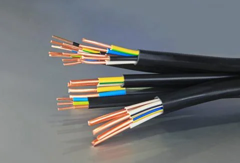 Copper cables Stock Photos