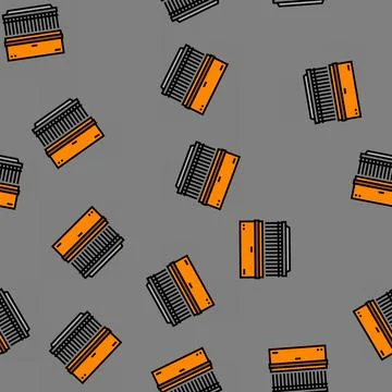 Copper cathodes produces vector seamless pattern 스톡 일러스트