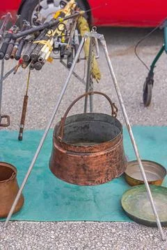 Copper Cauldron Tripod Photos