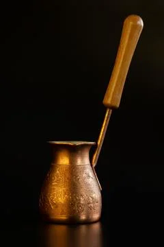 Copper cezve Stock Photos