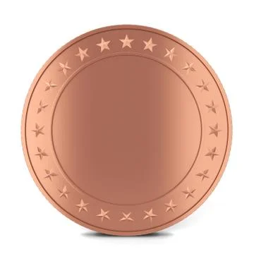 Copper coin Stock Illustration