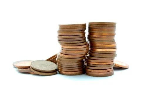 Copper coins 写真素材