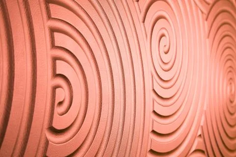Copper colored leather texture or background Stock Photos