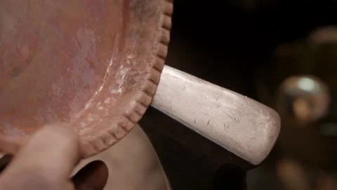Copper craftsman Stock Footage 237587588