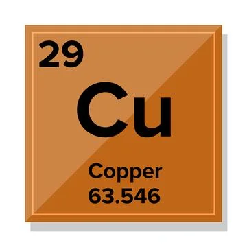 Copper Element Stock Illustration