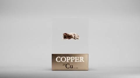 Copper - Element Information Stock Footage 294278217