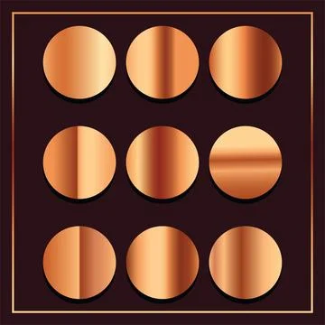 Copper Gradient Stock Illustration