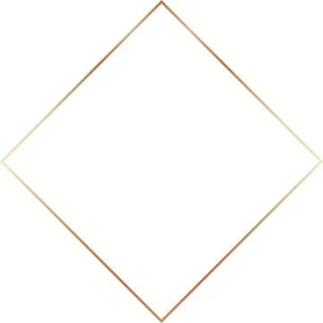 Copper Gradient rhombus Border Stock Illustration