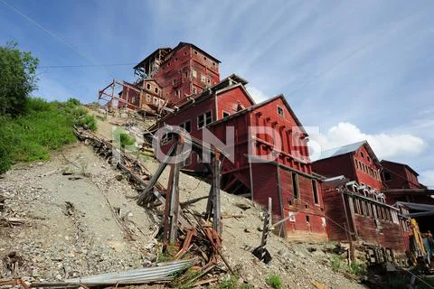 Copper mine building Stock Photos