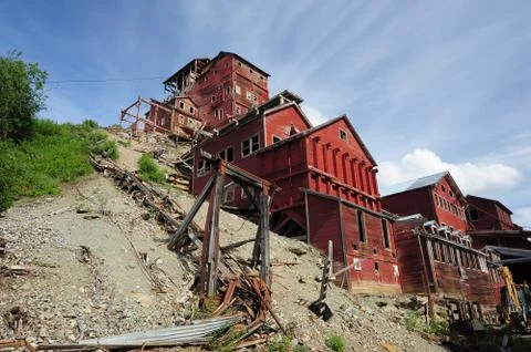 Copper mine building Stock Photos