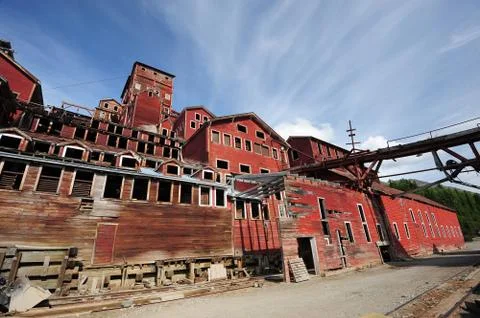 Copper mine building Stock Photos