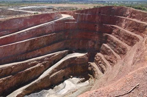 A copper mine in cobar Stock Photos