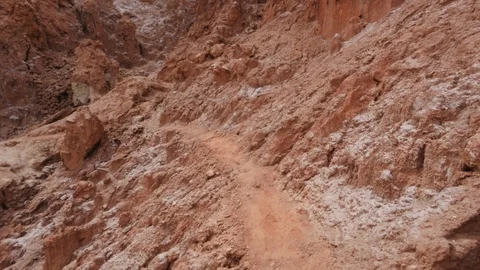 Copper Mine Of The Quebrada del Diablo, San Pedro de Atacama, Chile Stock Footage 106614830
