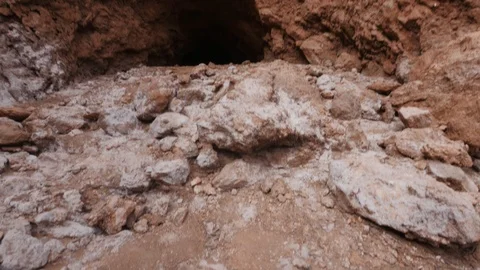 Copper Mine Of The Quebrada del Diablo, San Pedro de Atacama, Chile Stock Footage 106615063