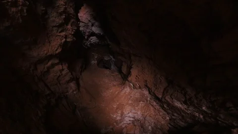 In To Copper Mine Of The Quebrada del Diablo, San Pedro de Atacama, Chile Stock Footage 106615456