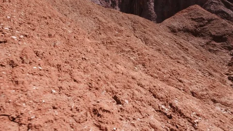 Copper Mine Of The Quebrada del Diablo, San Pedro de Atacama, Chile Stock Footage 107131040