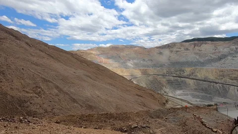 Copper mine in Utah Stock Footage 209165658