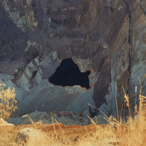 Copper Mining Pit - Bisbee, Arizona Stock Footage 69412676