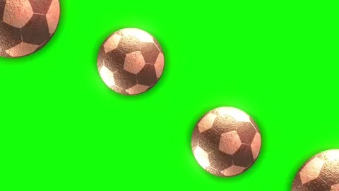 Copper Motion with Gems on Chroma Key for Compositing Video stock 337052201