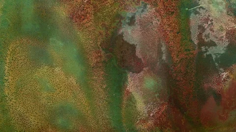 Copper Oxidation Timelapse in 4K 60fps – Green Patina Formation Macro Stock Footage 340467625