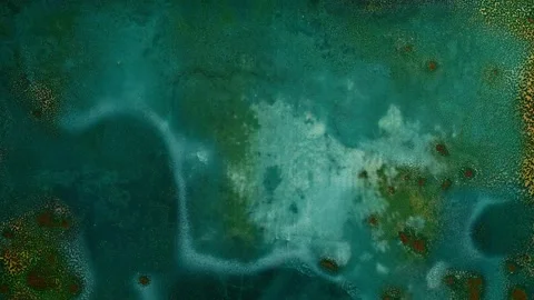 Copper Oxidation Timelapse in 4K 60fps – Colorful Patina Formation Macro Stock Footage 340467647