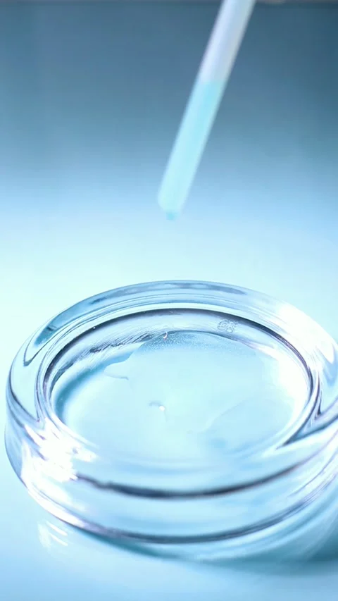 Copper Peptide Serum Boosts healing and stimulates collagen production. Trend Stock-Footage 329692675