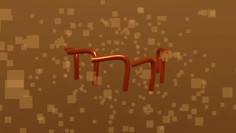 Copper Pipe Maze 4K Stock Footage 338382718