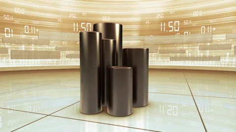 Copper pipes animation 스톡 동영상 33760545