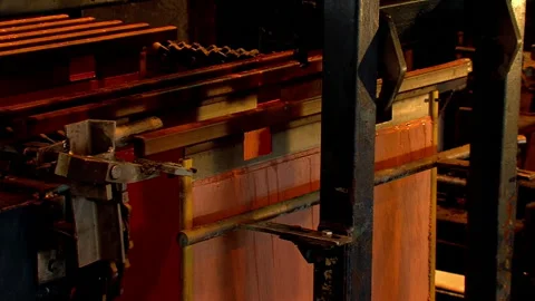 Copper production factory Stock-Footage 137356311