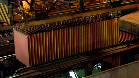 Copper production factory Stock-Footage 137361994