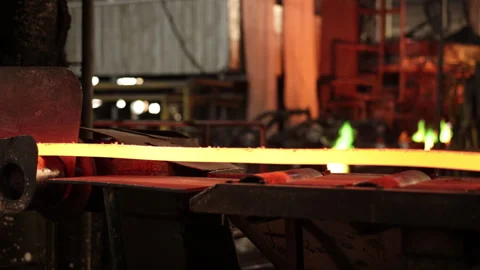 Copper production, Smelting methods, Blast output Stock-Footage 245236298