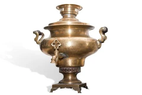 Copper samovar Stock Photos