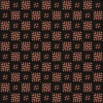 Copper seamless  pattern  on black 스톡 일러스트
