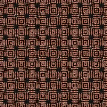 Copper seamless  pattern  on black Illustrazione stock