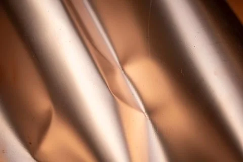 Copper sheet with visible details. background or texture Foto stock