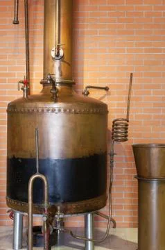 Copper still Stock Photos