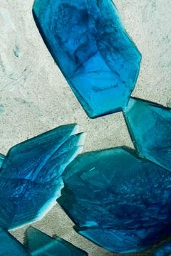 Copper Sulfate Crystals Stock Photos