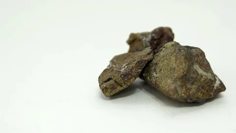 Copper Sulfide Ore Sample Rotating 스톡 동영상 71668806