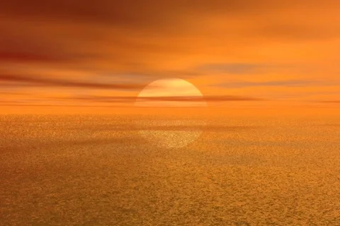 Copper Sunrise Stock Footage 62101