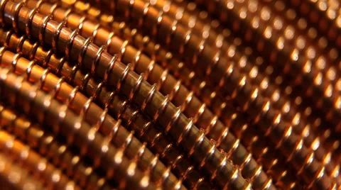 Copper wire close up Stock Footage 41986786