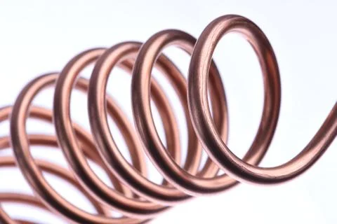 Copper wire close-up Stock-Fotos