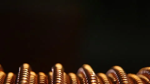 Copper wire Stock Footage 41986705