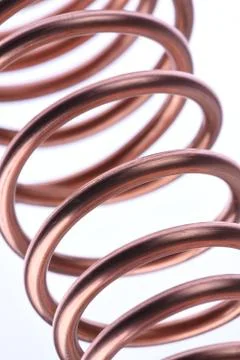 Copper wire industry Stock Photos
