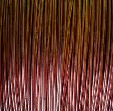 Copper wire, macro Stock Photos